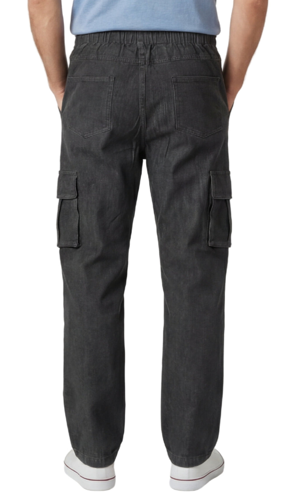 Men's Lightweight Double Cargo Pocket Pull-On Jeans