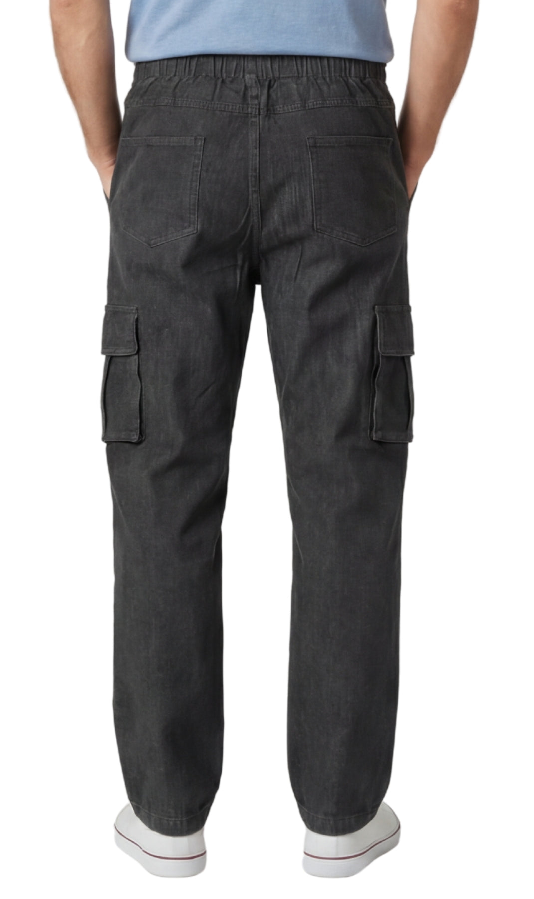 Men's Lightweight Double Cargo Pocket Pull-On Jeans