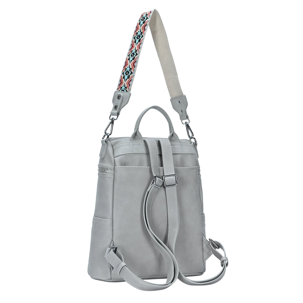 Nyra Webbing Strap Convertible Backpack Purse