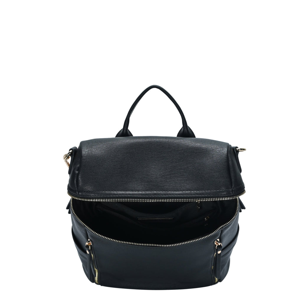 Nyra Webbing Strap Convertible Backpack Purse